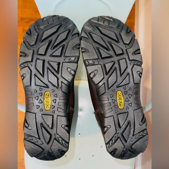 KEEN LAKEN HIGH BOOTS, W8 in Brown Leather - Picture 4 of 8